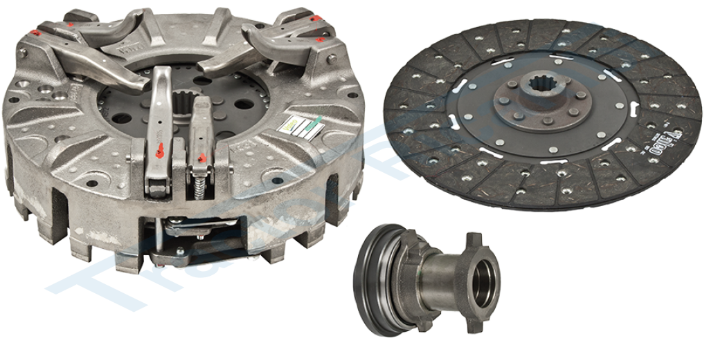 Mechanism with 6 levers complete with central cerametallic plate - with PTO plate and thrust bearing - Plate Ø