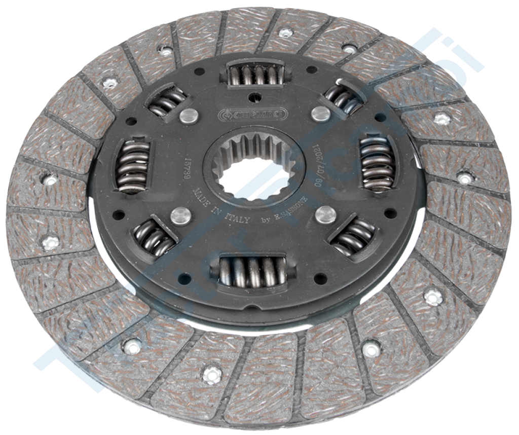 Clutch disc with springs