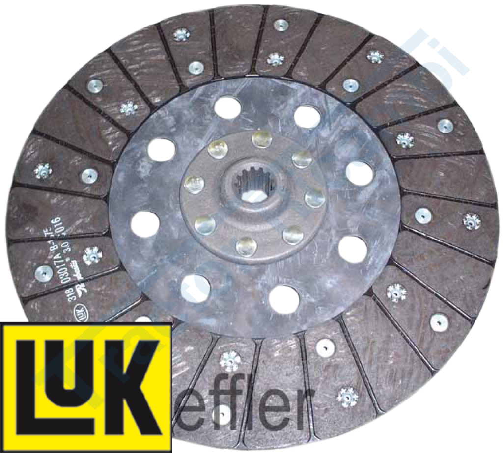 PTO clutch disc rigid