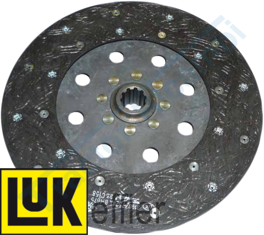 PTO clutch disc rigid