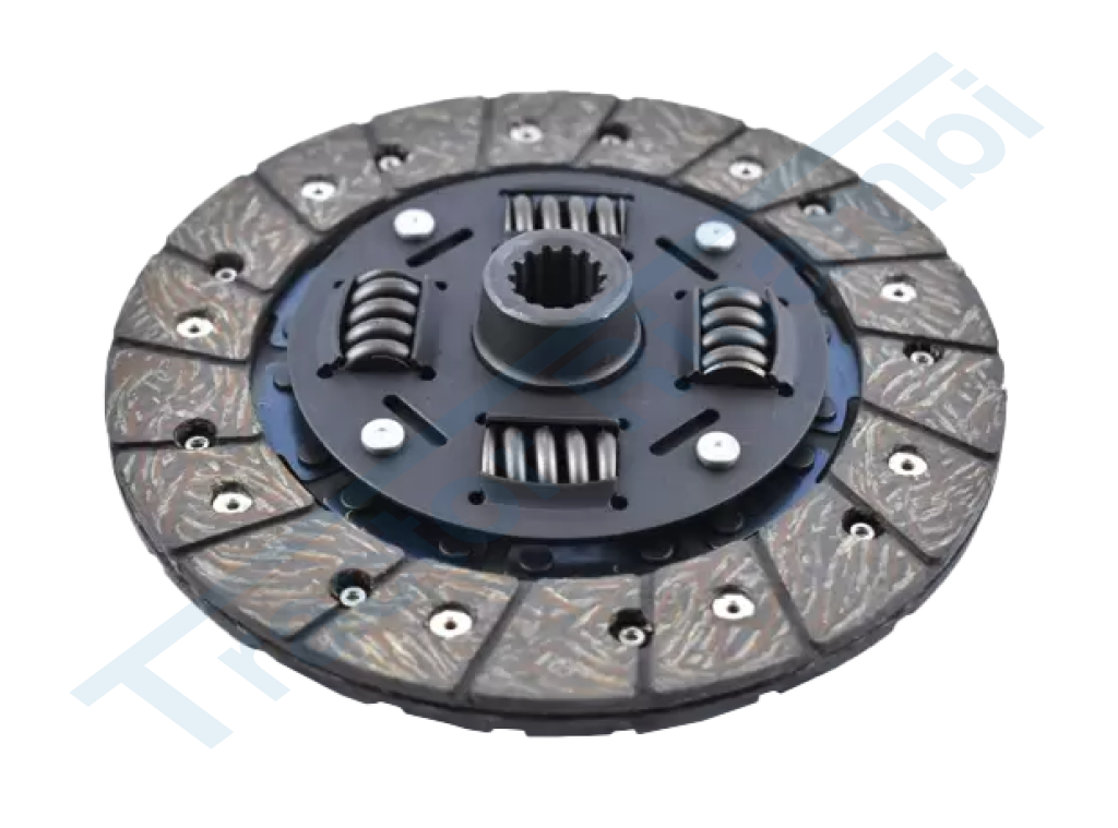 Clutch disc with springs