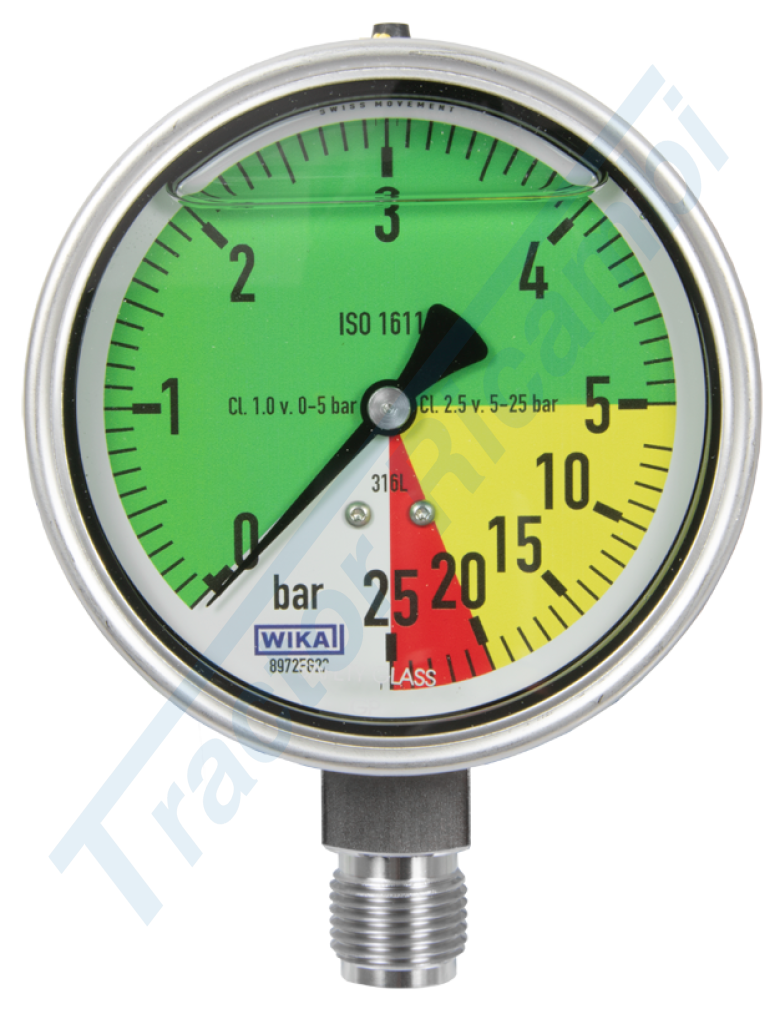 ISOMETRIC GLYCERIN FILLED PRESSURE GAUGES