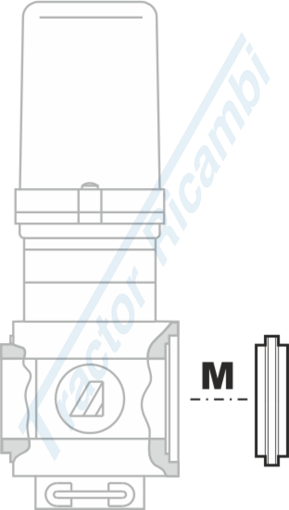 Adattatore M/M per valvole serie 463/863