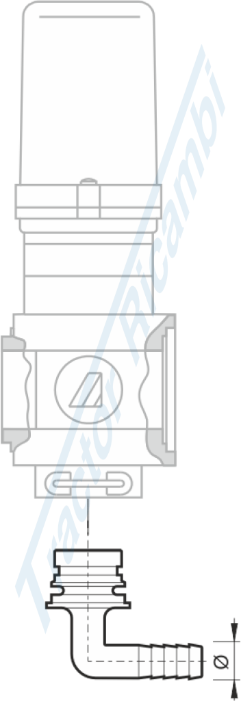 BY-PASS connection for boom section valves