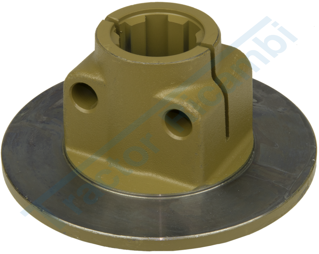 Hub with flange for 4-disc clutches