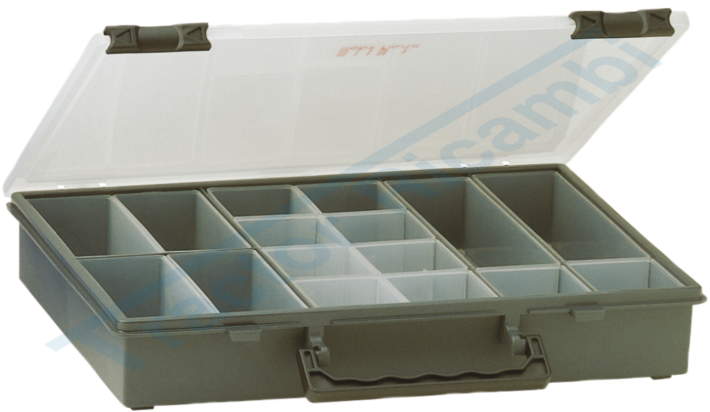 Organizer porta minuterie con vaschette estraibili