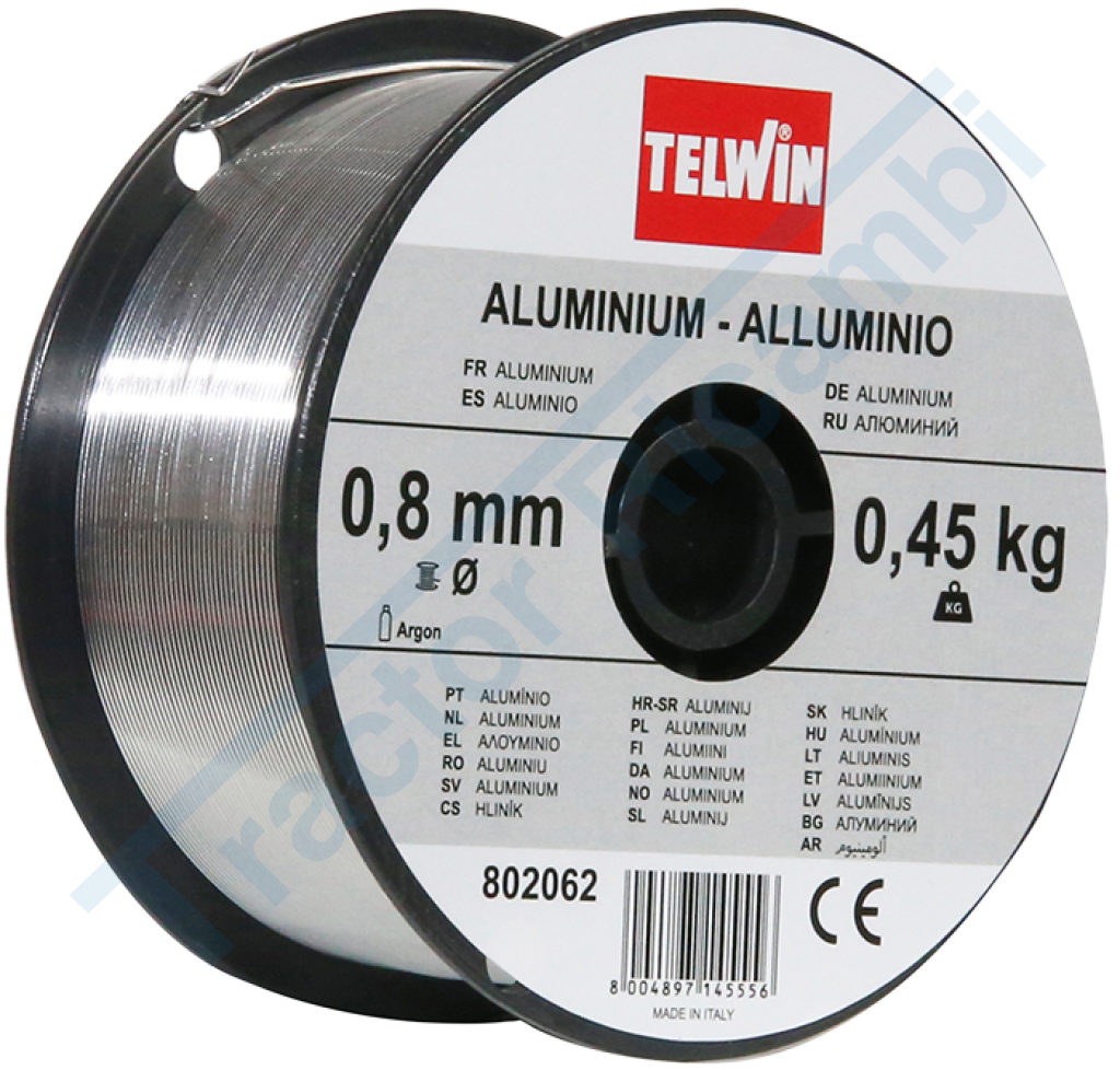 Bobina 0,45 kg di filo alluminio