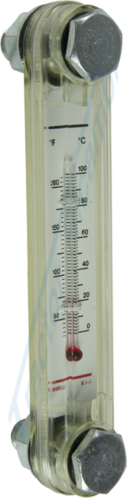 LEVEL GAUGE WITH THERMOMETER - NYLON