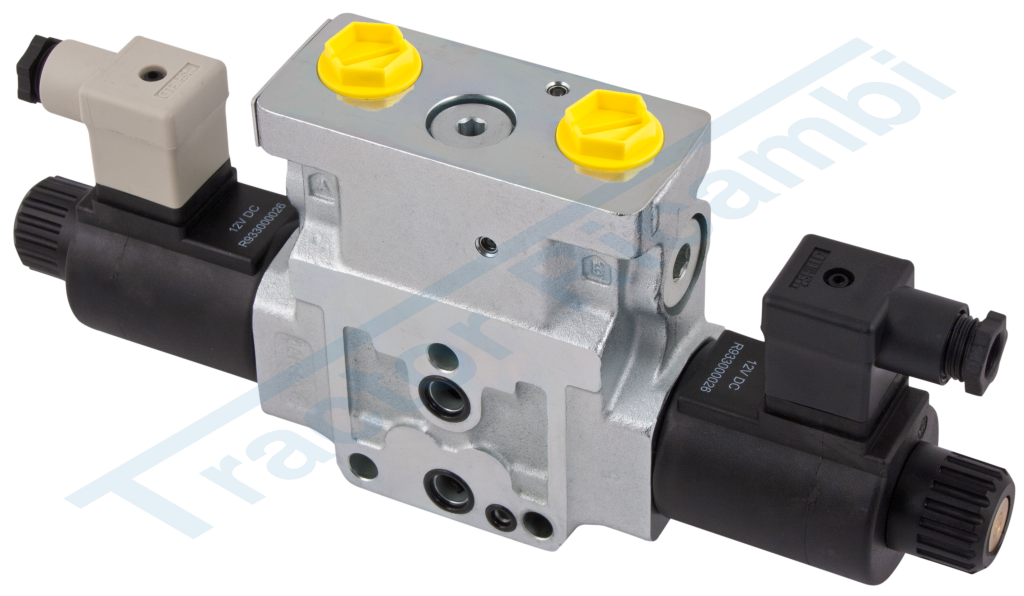 Elemento singolo elettrodistributore - 12 V ON-OFF in LS compensato