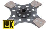 PTO clutch disc rigid