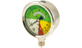 ISOMETRIC GLYCERIN FILLED PRESSURE GAUGES