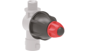 DIAPHRAGM CHECK VALVE WITH SHUT-OFF COCK