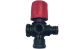 Regulating valve for diaphragm pumps