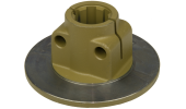 Hub with flange for 4-disc clutches