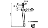 Dente per erpici rotativi - Conico