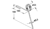 Dente posteriore per seminatrice standard