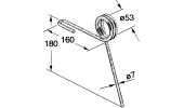 Dente posteriore per seminatrice standard