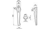 Dente per erpici rotativi - Standard