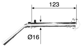 CHIAVISTELLO Ø 16 A 1 SPINA