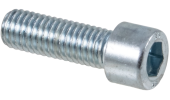 Cylindrical head screw with hexagon socket