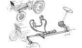 POWER STEERING INSTALLATION ASSEMBLIES FOR 2WD FALCON TRACTORS